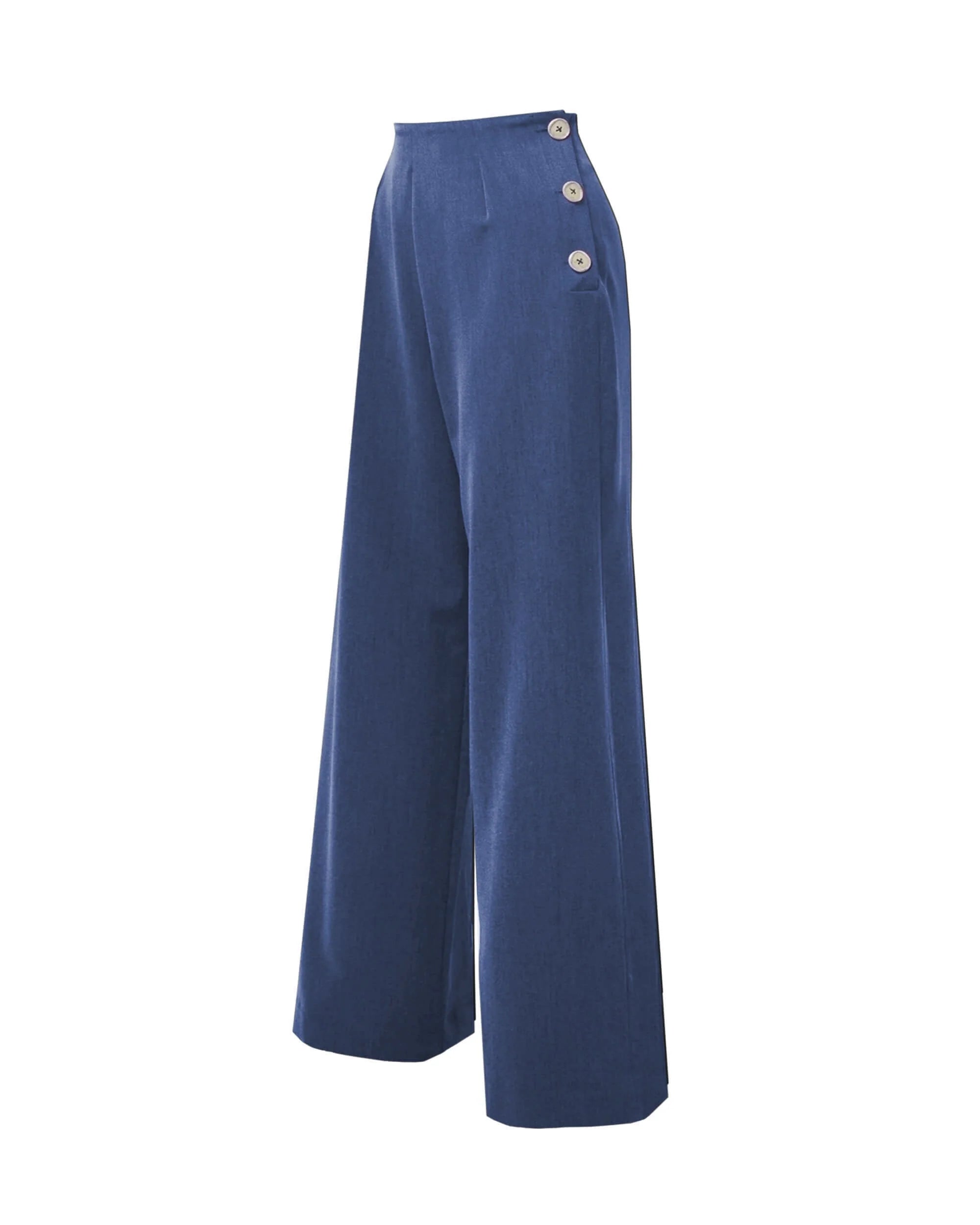 40s Swing Pants - airforce blue - Dotty&Dan